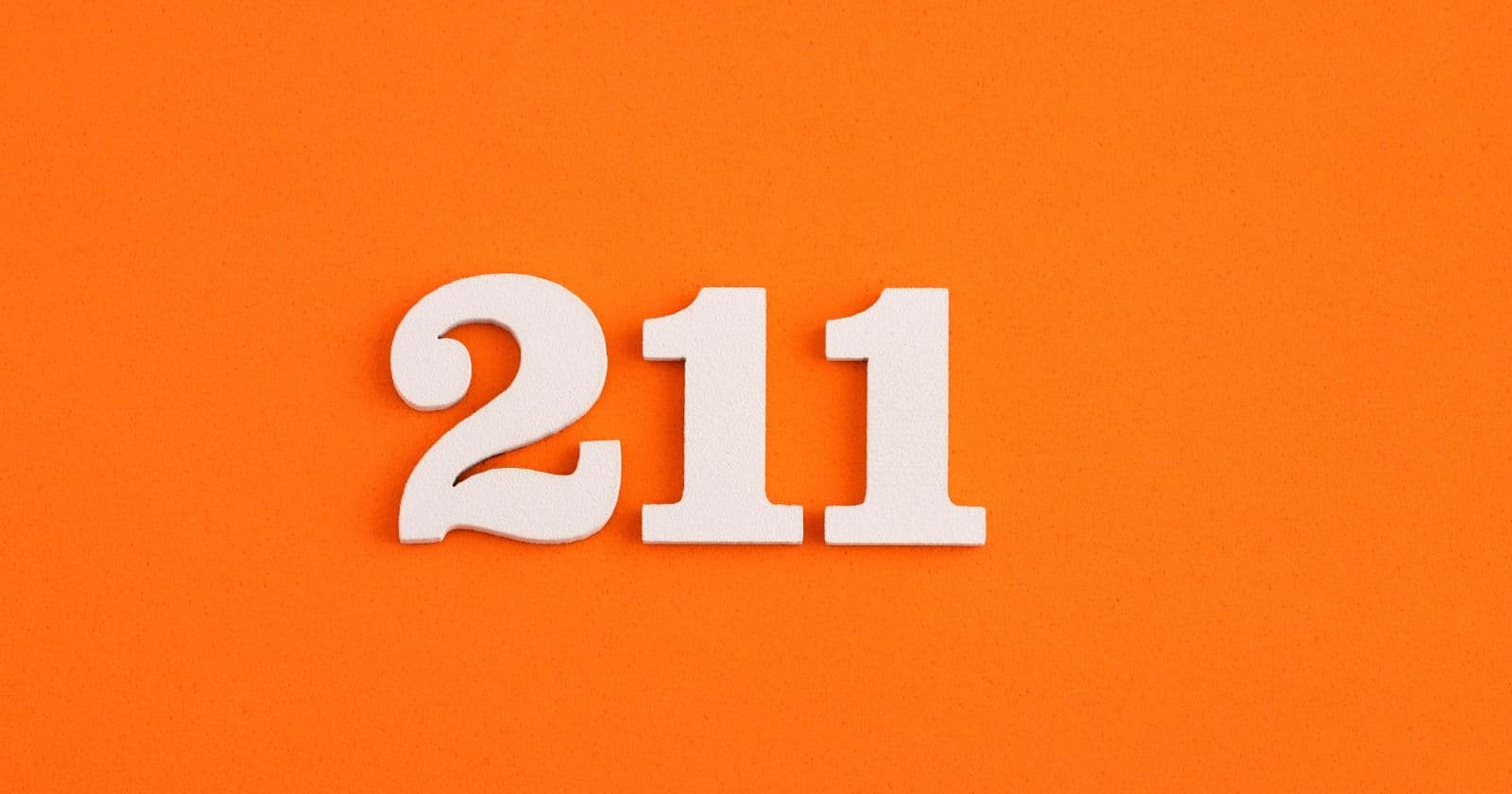 What 211 is, and how it's different from 311 and 911