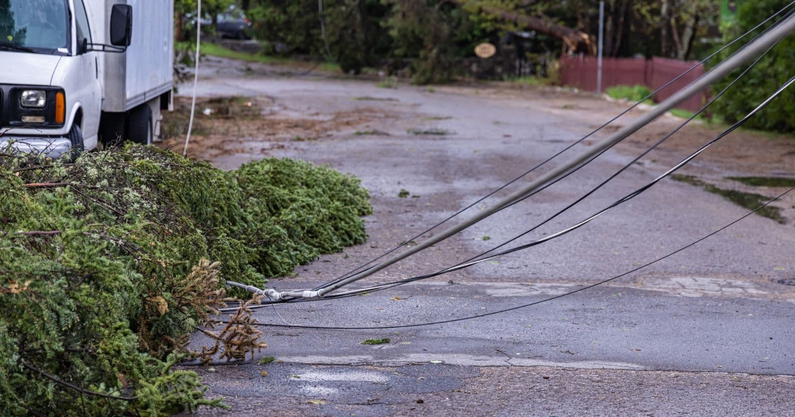Downed power line, gas smell, or debris in the road: who to call